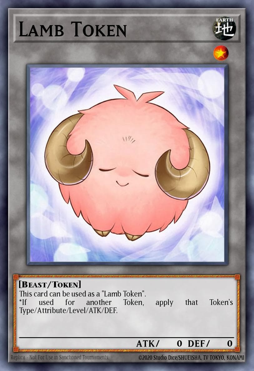 Lamb Token 遊戲王 card