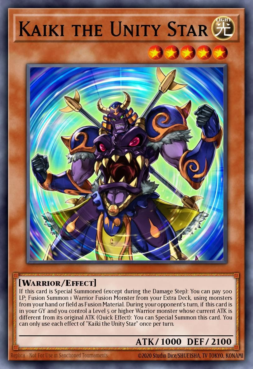 Kaiki the Unity Star Battles of Legend: Relentless Revenge card