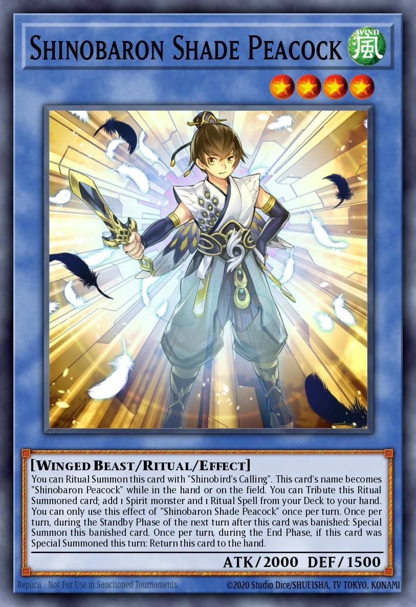 Shinobaron Shade Peacock Age of Overlord card