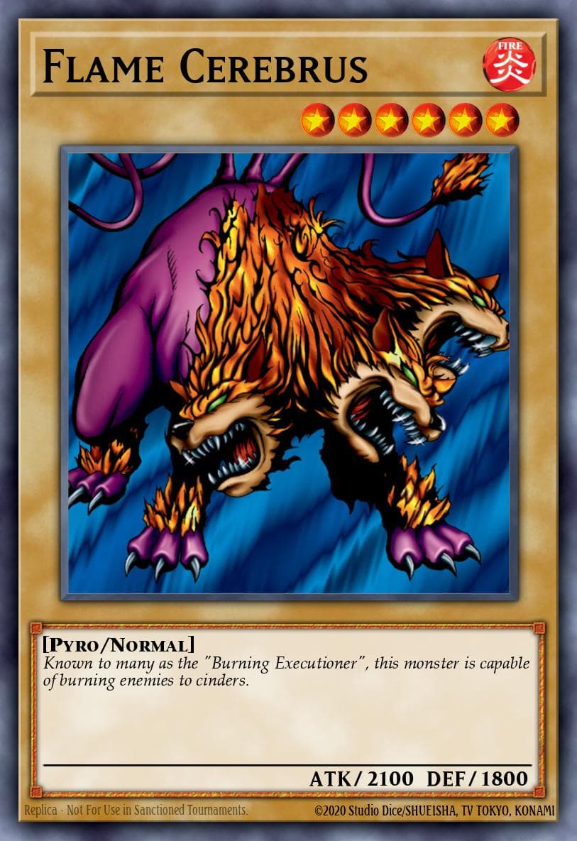 Flame Cerebrus Metal Raiders card