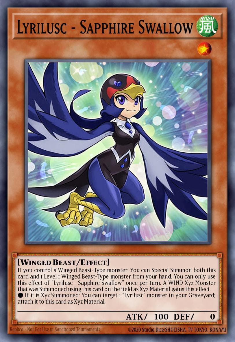 Lyrilusc - Sapphire Swallow Maximum Crisis: Special Edition card