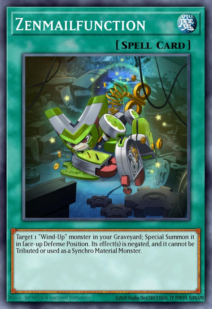 Zenmailfunction 遊戲王 card