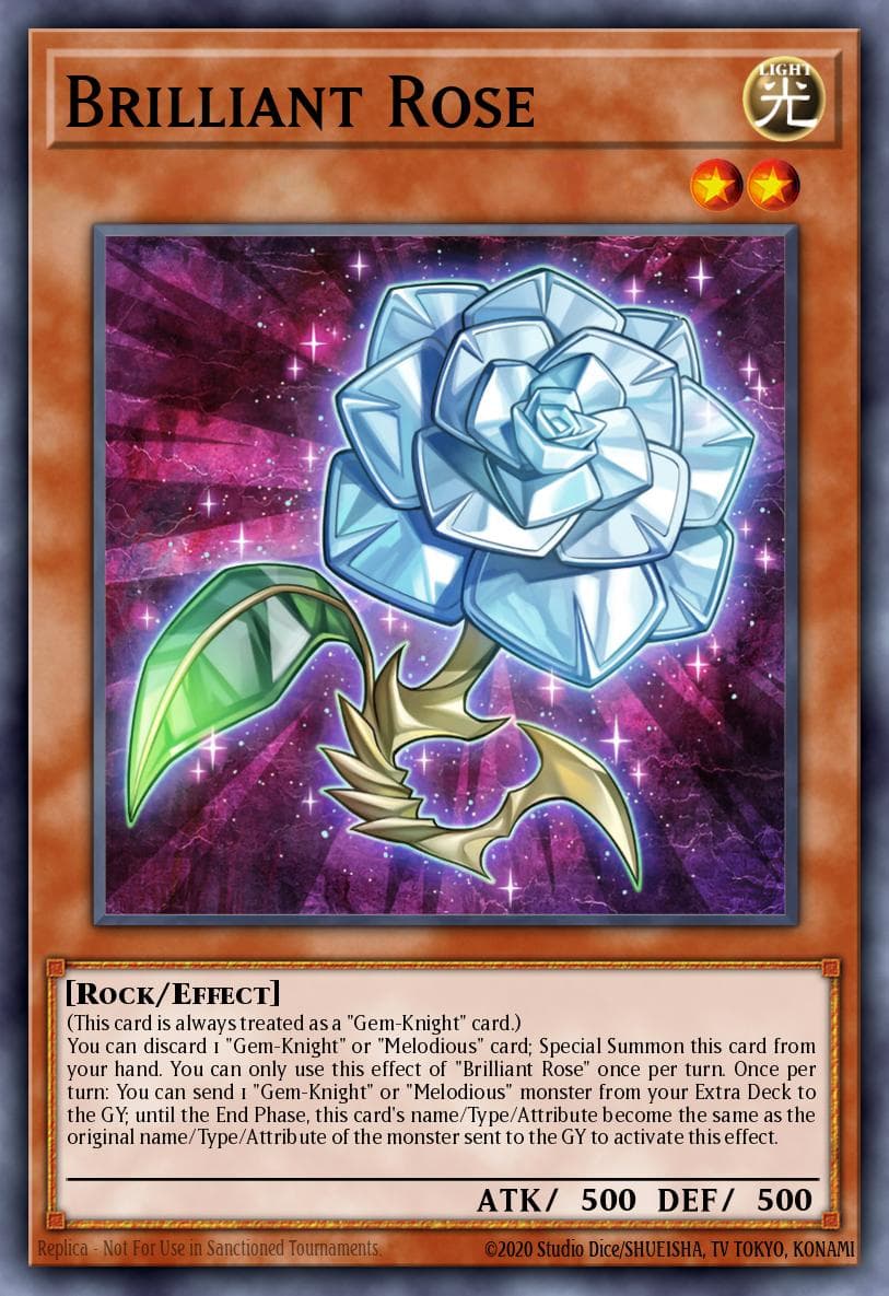 Brilliant Rose Power of the Elements card
