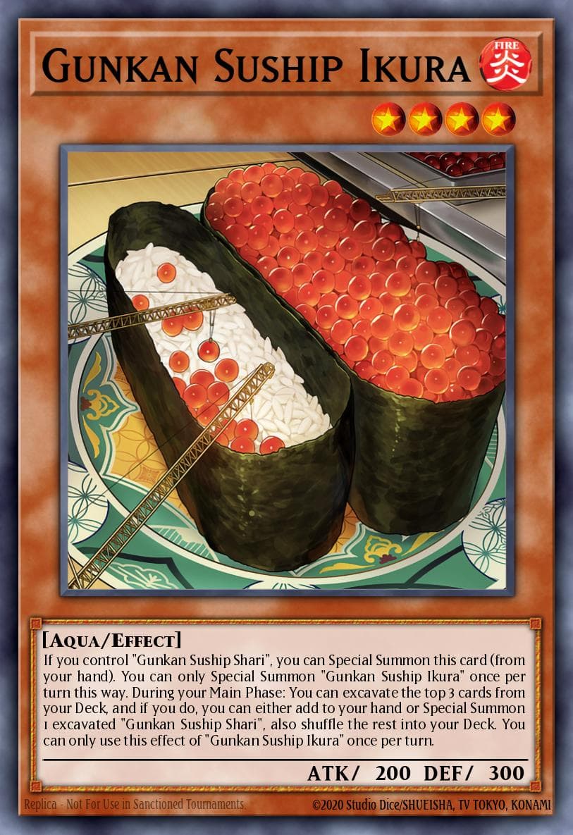 Gunkan Suship Ikura 2022 Tin of the Pharaoh's Gods card