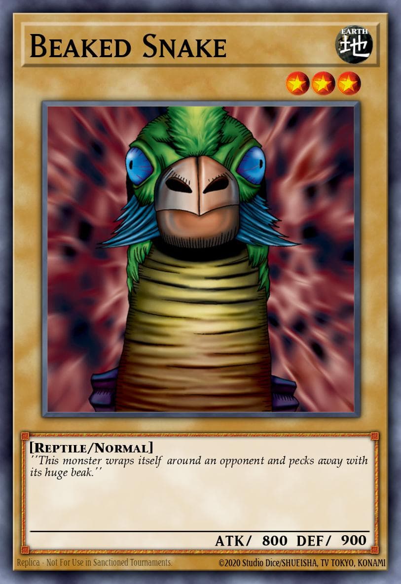 Beaked Snake 遊戲王 card