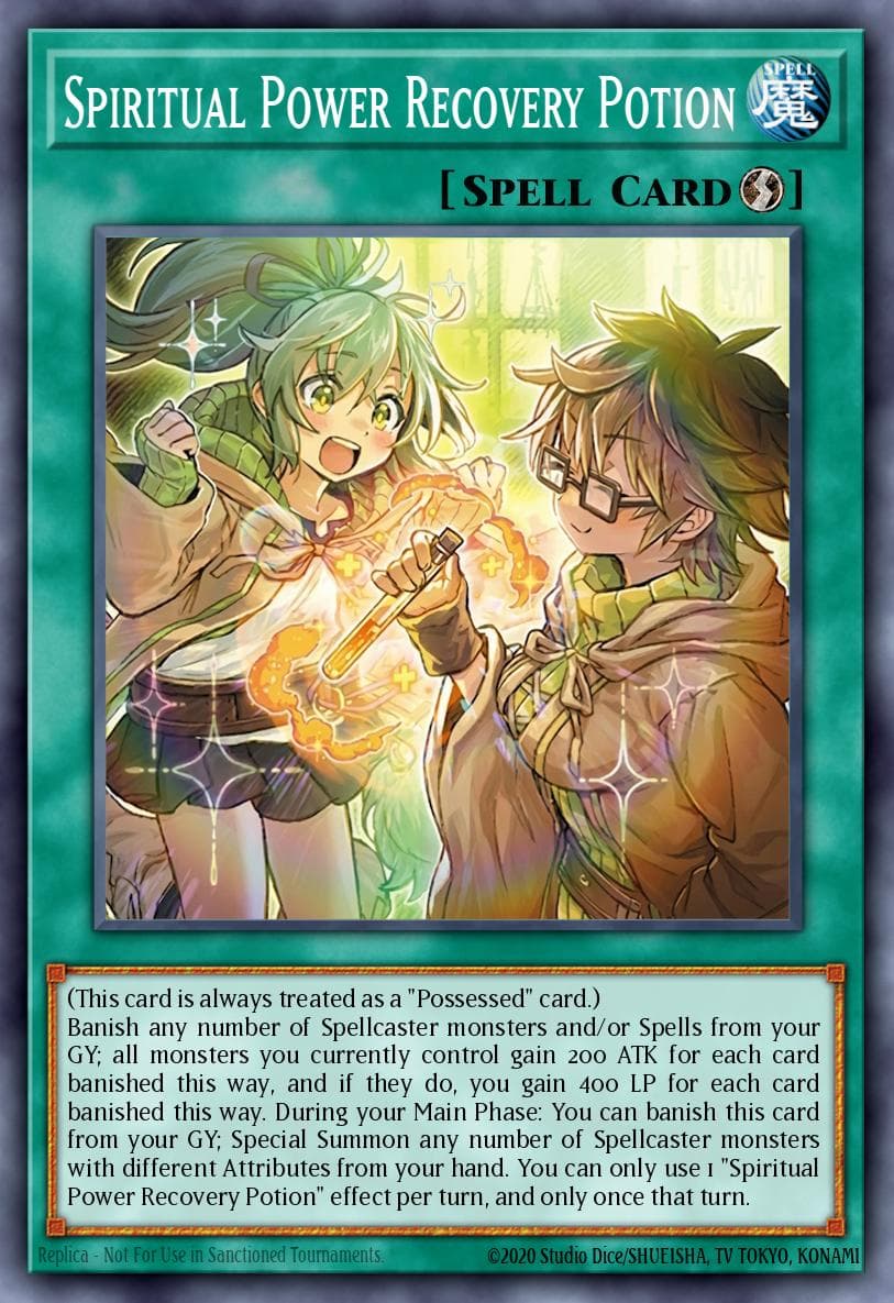 灵力回复药 遊戲王 card