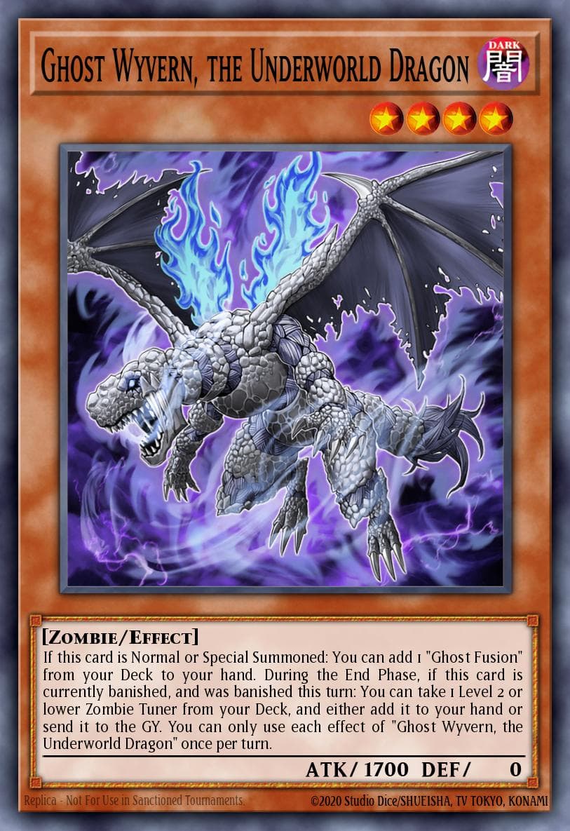 Ghost Wyvern, the Underworld Dragon Battles of Legend: Monstrous Revenge card