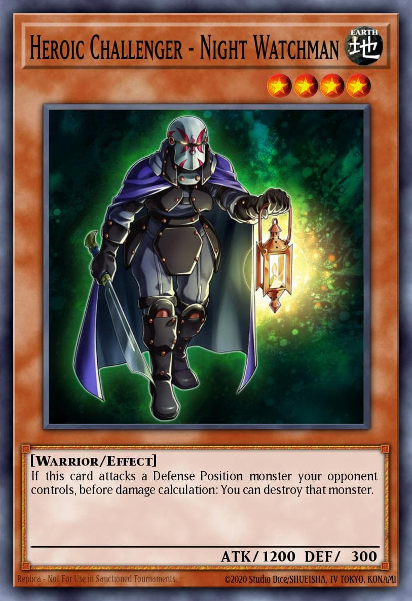 Heroic Challenger - Night Watchman War of the Giants Reinforcements card