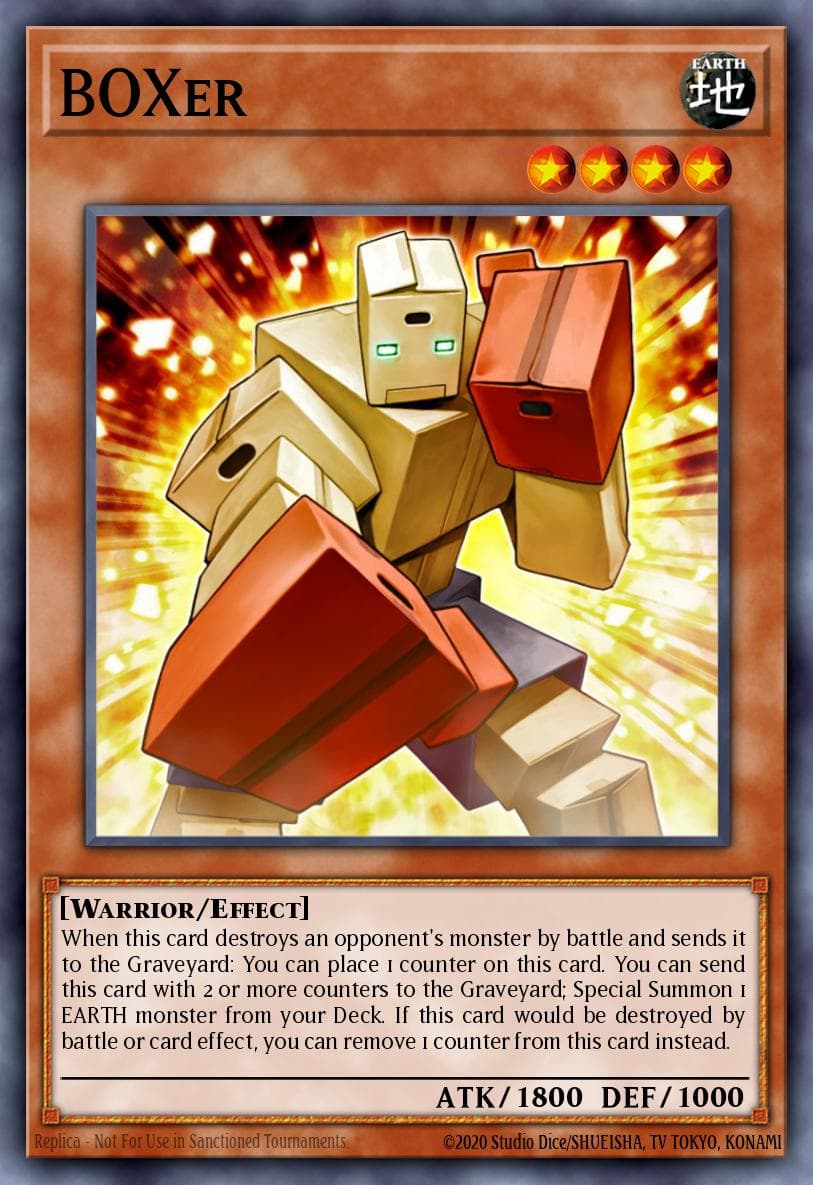 BOXer Machine Reactor Structure Deck card