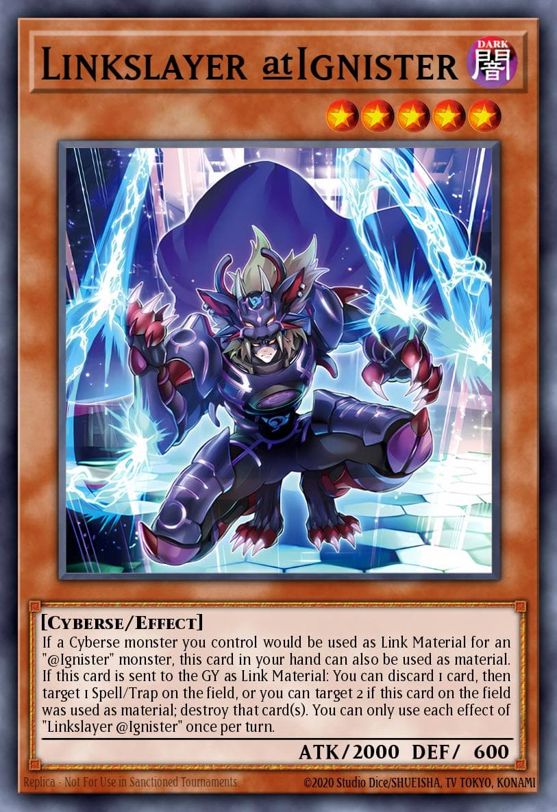Linkslayer @Ignister Duelist's Advance card