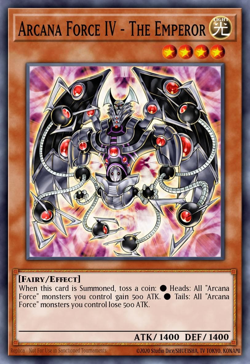 Arcana Force IV - The Emperor Light of Destruction: Special Edition card