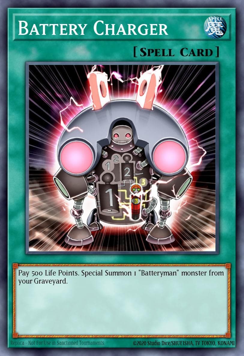 Battery Charger Dark Revelation Volume 3 card