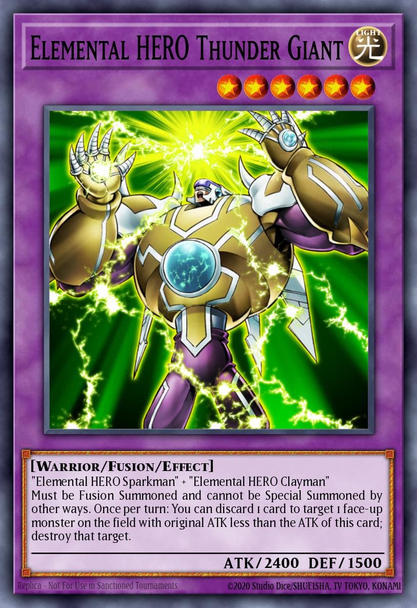 Elemental HERO Thunder Giant Dark Revelation Volume 3 card