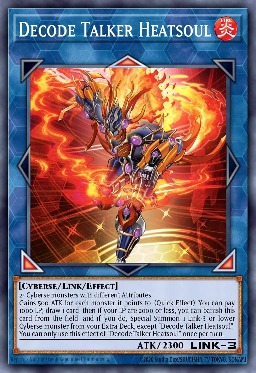 Decode Talker Heatsoul 25th Anniversary Rarity Collection card
