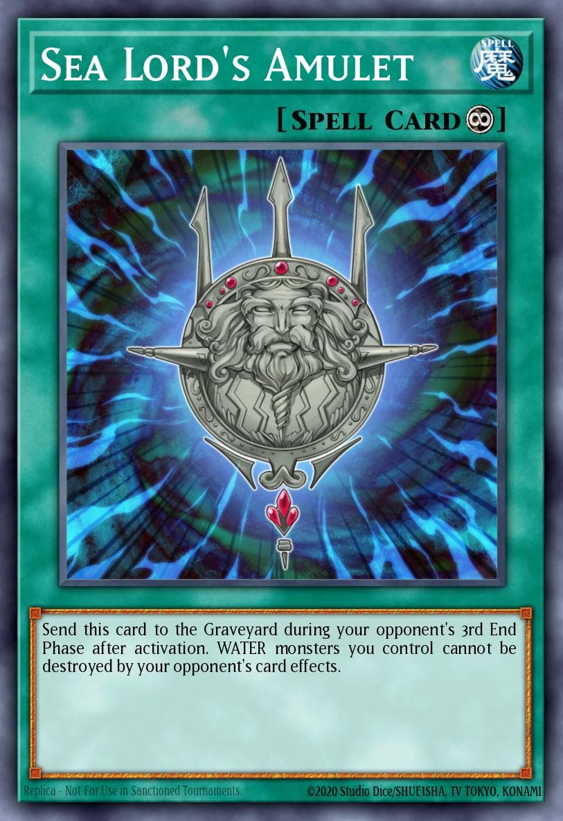 Sea Lord's Amulet Duelist Saga card