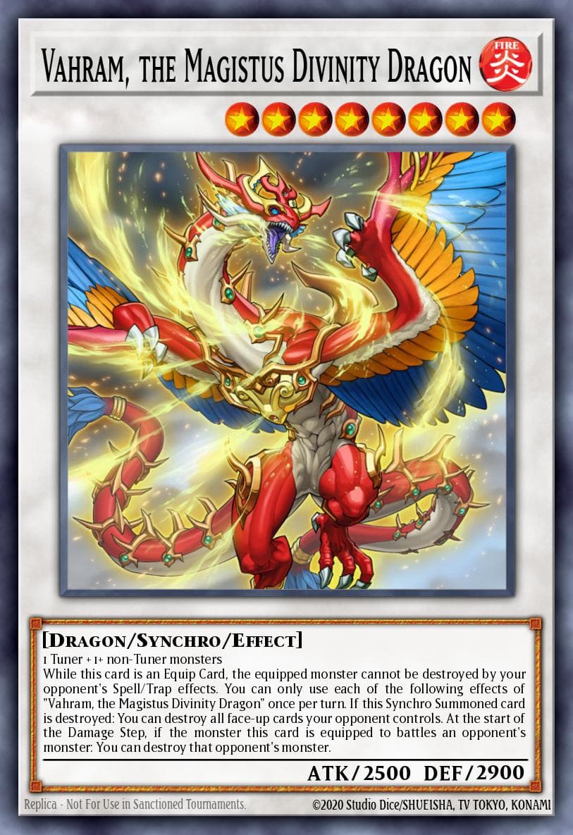 Vahram, the Magistus Divinity Dragon Genesis Impact card