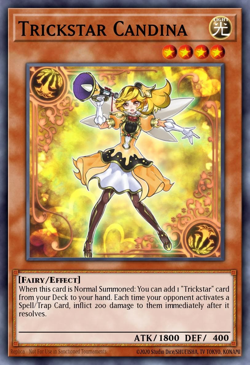 Trickstar Candina Code of the Duelist Special Edition card