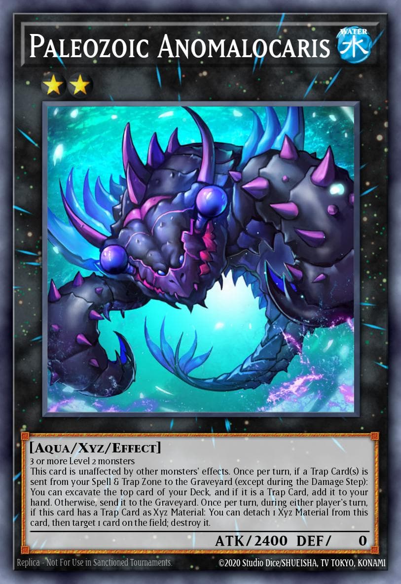 Paleozoic Anomalocaris 2017 Mega-Tin Mega Pack card