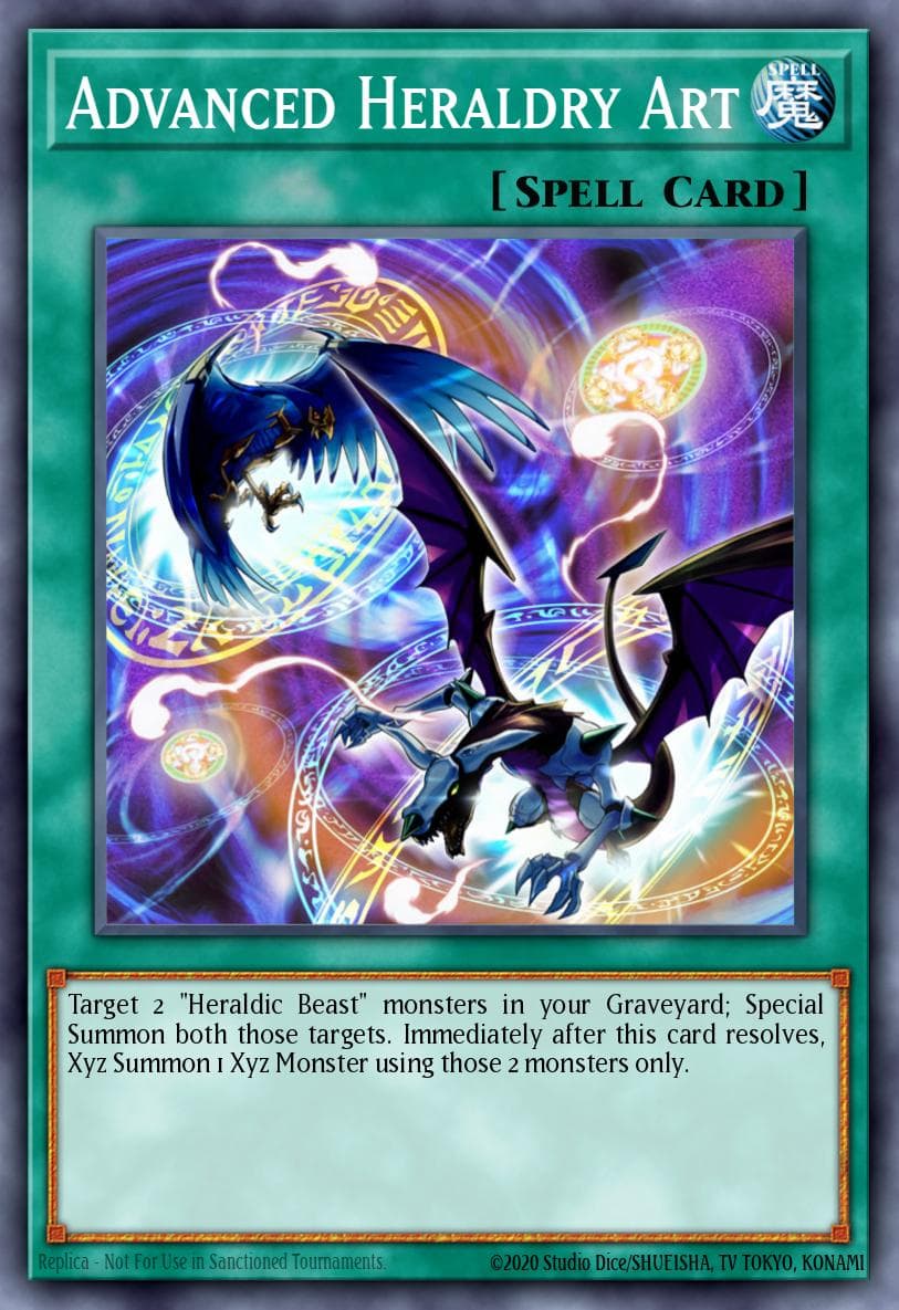 Advanced Heraldry Art Battles of Legend: Monster Mayhem card