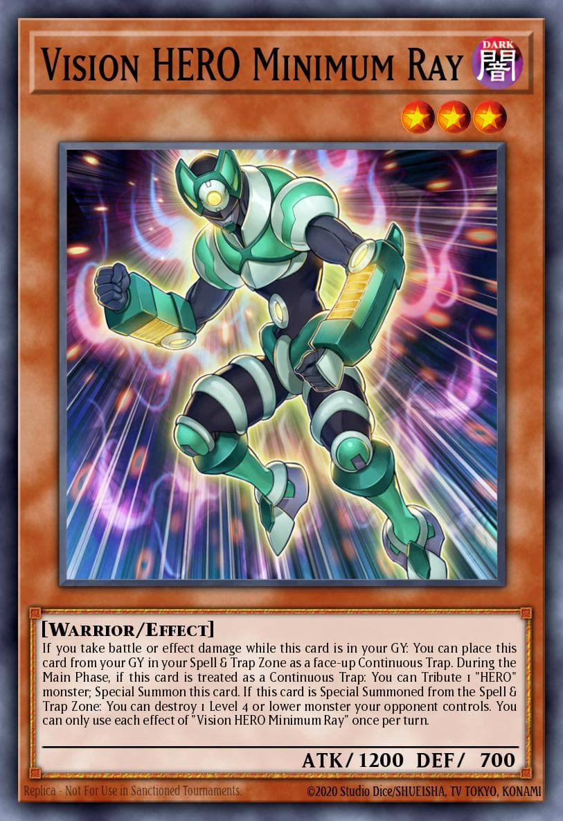 Vision HERO Minimum Ray Battles of Legend: Chapter 1 card