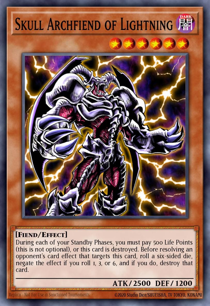 Skull Archfiend of Lightning Dark Revelation Volume 1 card
