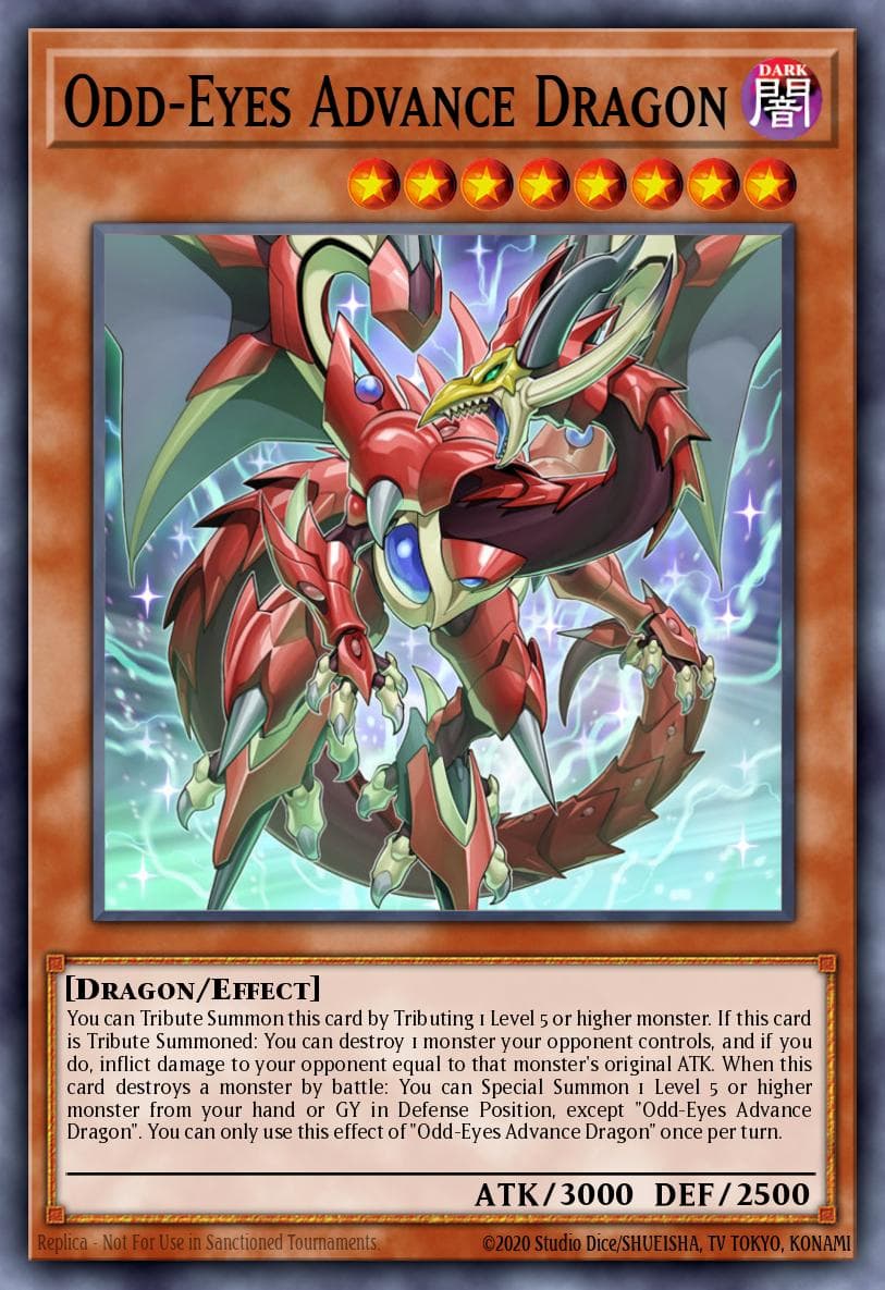 Odd-Eyes Advance Dragon Duel Power card