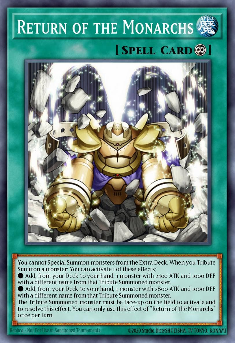Return of the Monarchs Emperor of Darkness Structure Deck card
