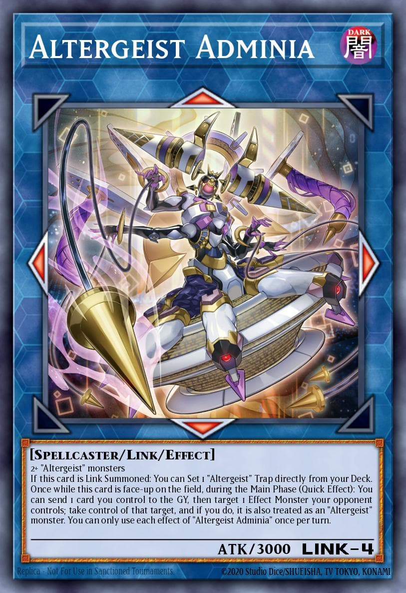 Altergeist Adminia Duelist Nexus card