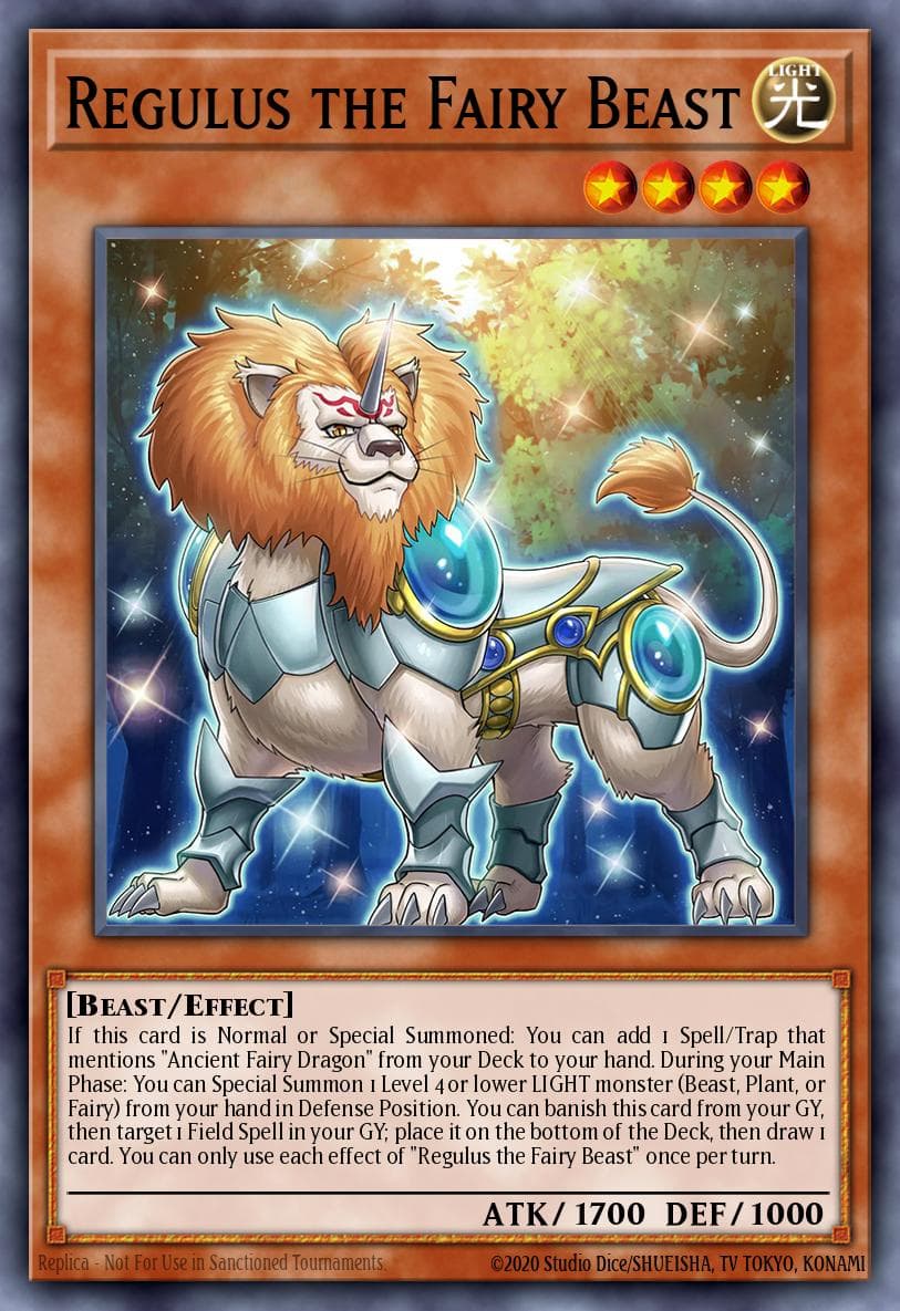 Regulus the Fairy Beast Alliance Insight card