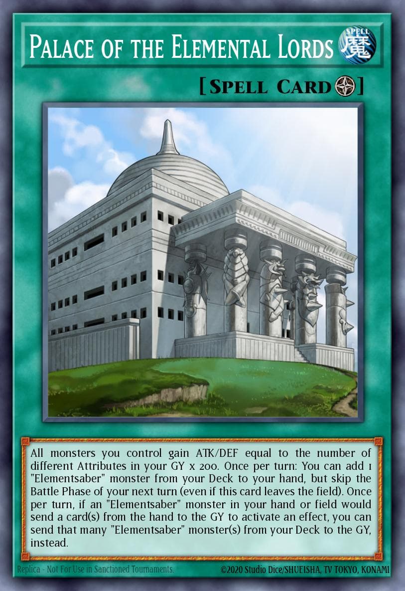 Palace of the Elemental Lords Flames of Destruction Special Edition card