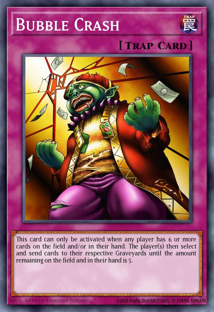 Bubble Crash Dark Beginning 2 card
