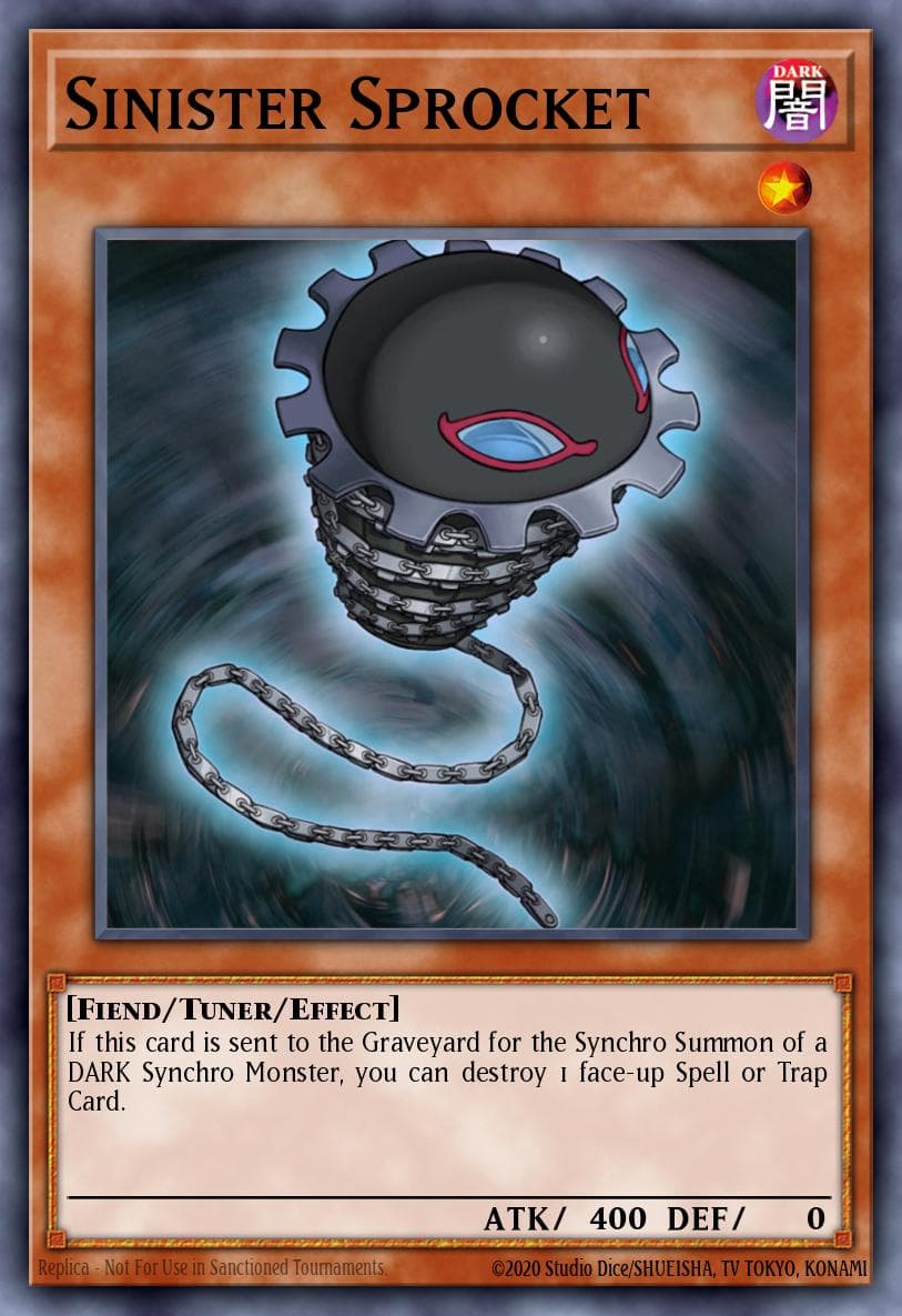 Sinister Sprocket The Duelist Genesis: Special Edition card
