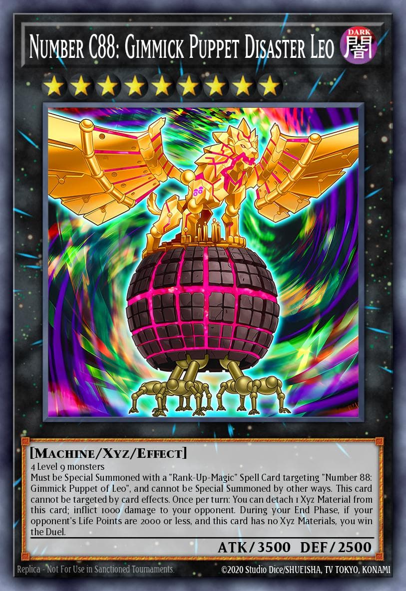 Number C88: Gimmick Puppet Disaster Leo Premium Gold card