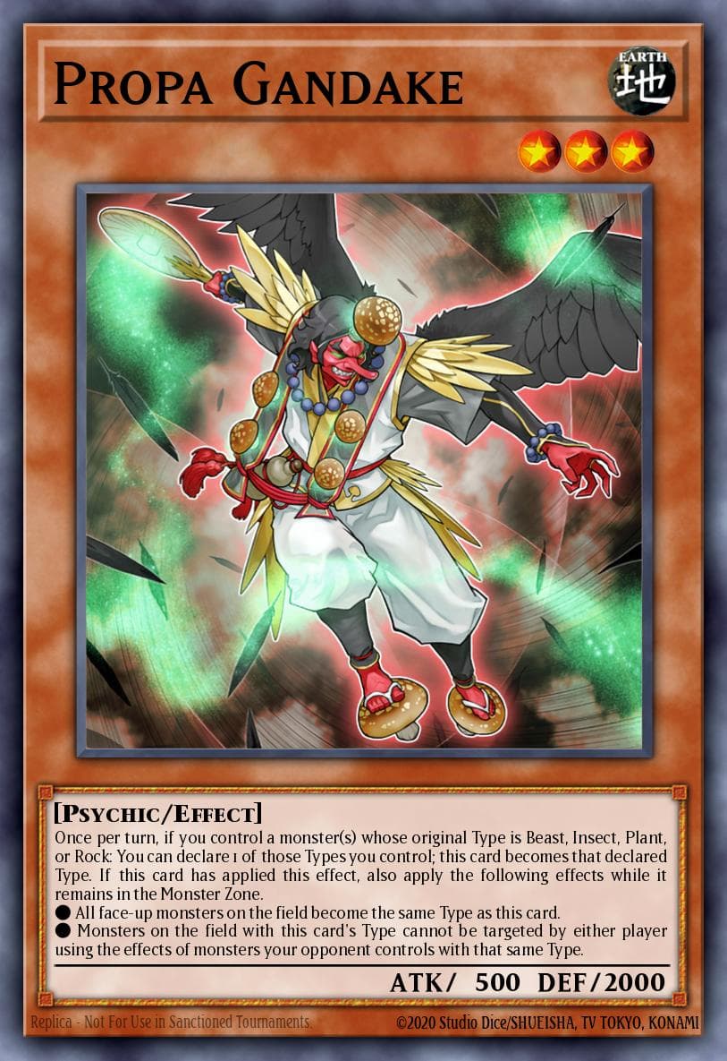 Propa Gandake Power of the Elements card