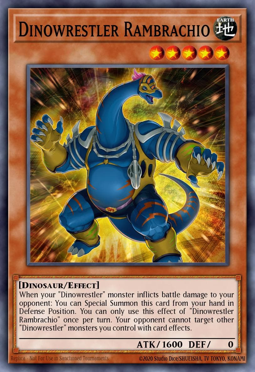 Dinowrestler Rambrachio 2020 Tin of Lost Memories Mega Pack card