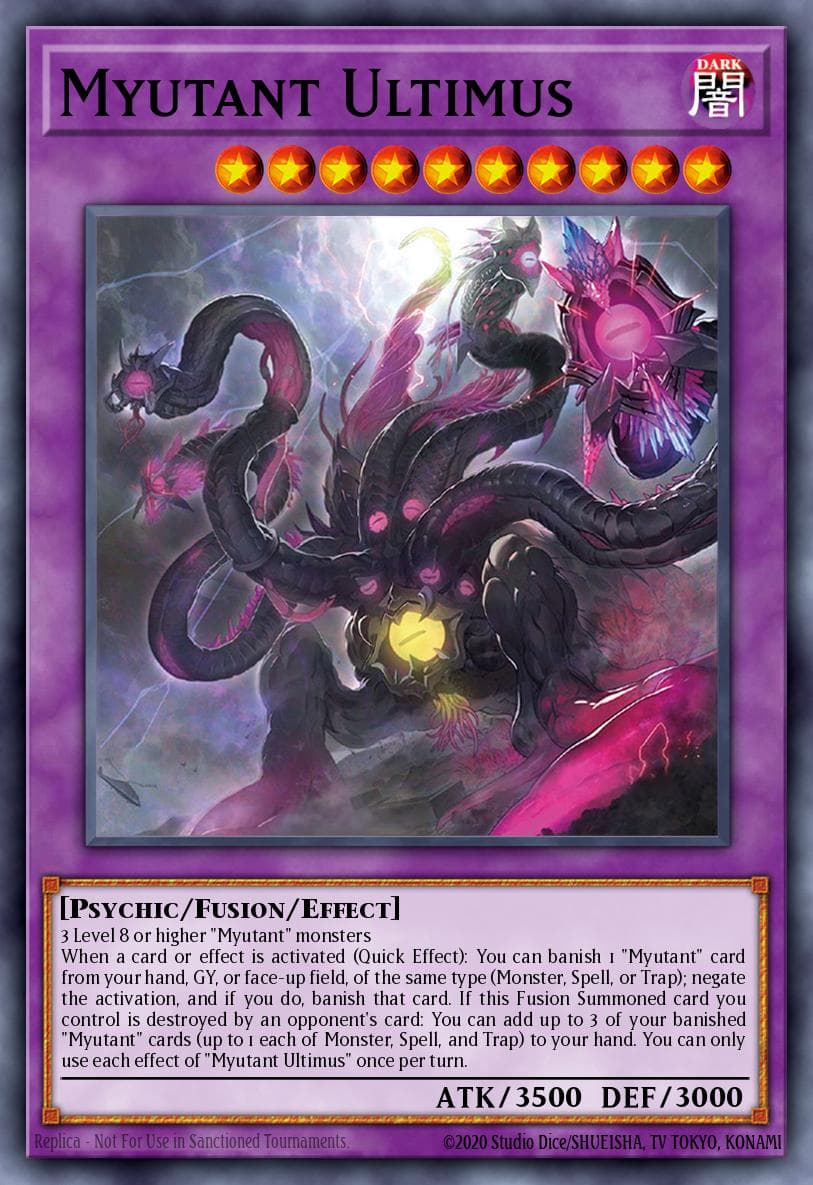 Myutant Ultimus Phantom Rage Premiere! promotional card card