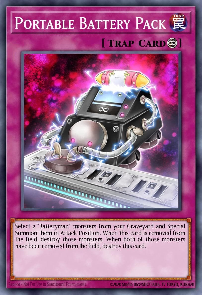 Portable Battery Pack Light of Destruction: Special Edition card