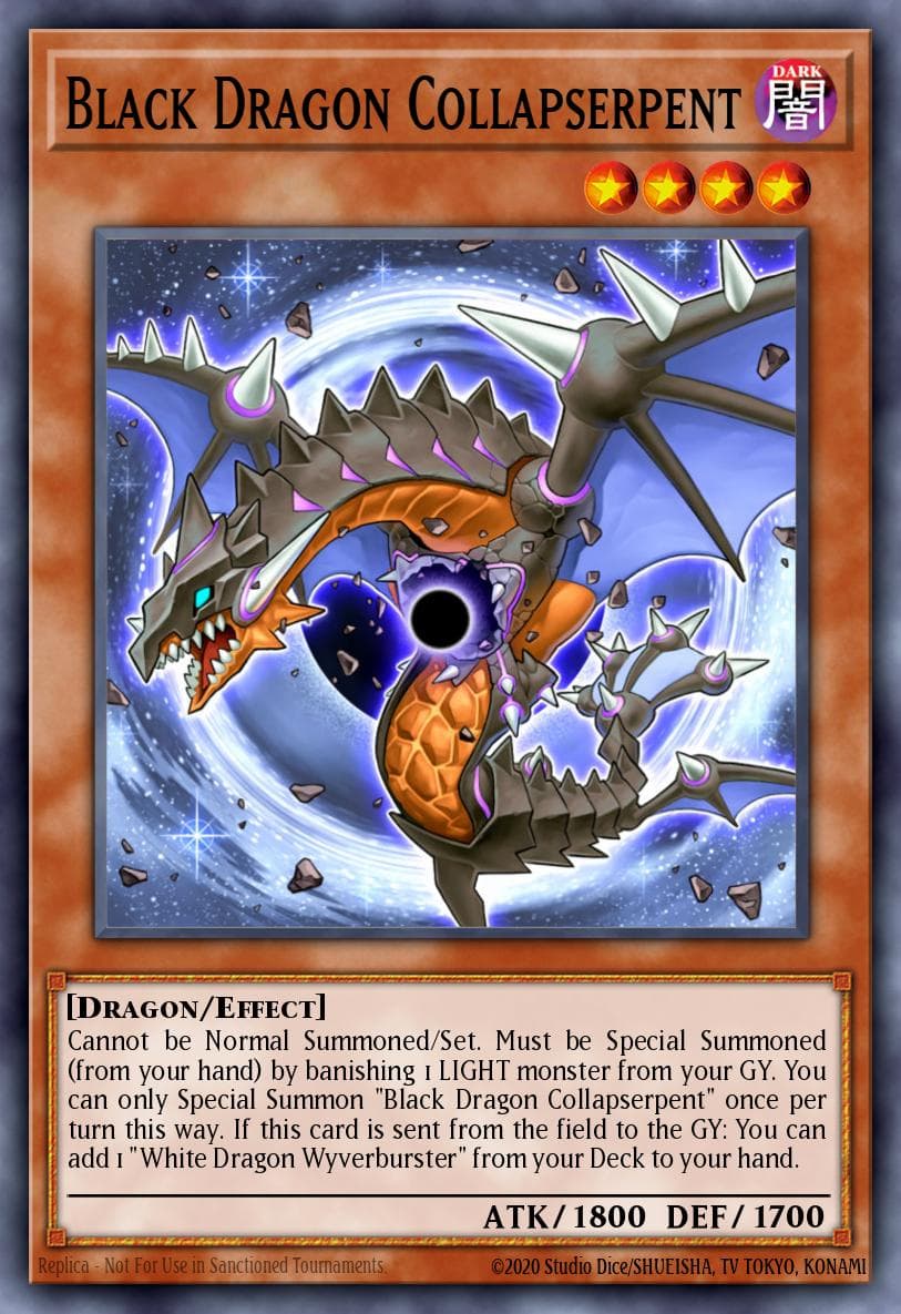 Black Dragon Collapserpent Rise of the True Dragons Structure Deck card