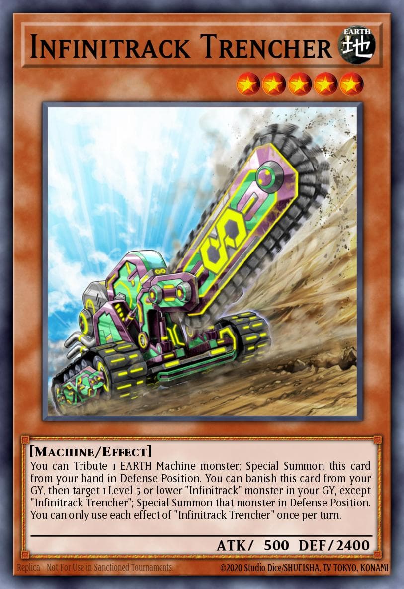 Infinitrack Trencher The Infinity Chasers card