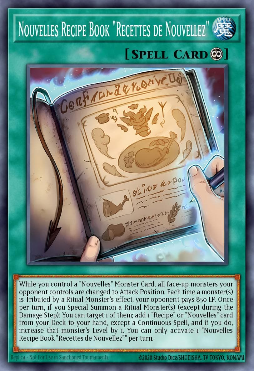 Recettes de Nouvellez～饿魔新飨的食谱～ 遊戲王 card