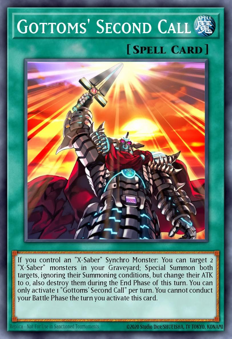 Gottoms' Second Call Secrets of Eternity: Super Edition card