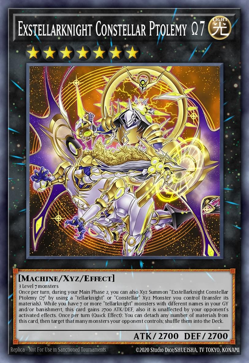超神辉星骑士 星圣 托勒密星团欧米伽7 遊戲王 card
