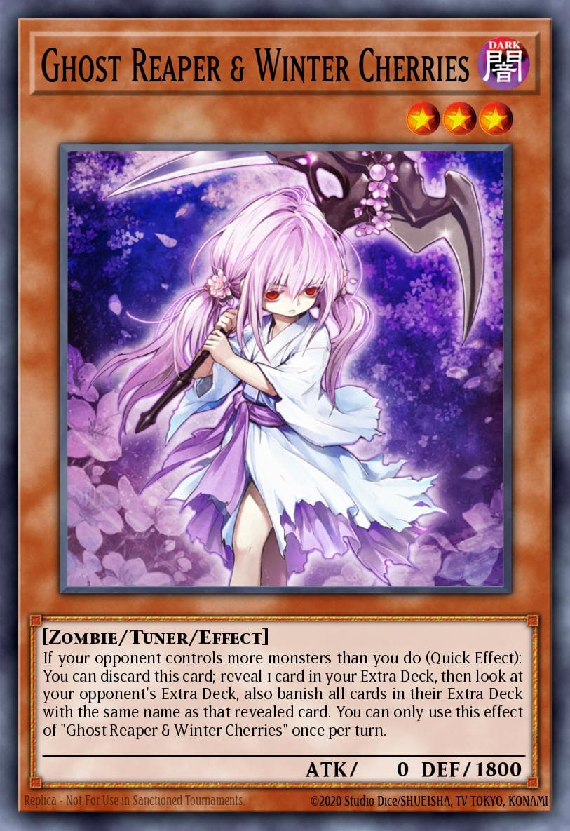 Ghost Reaper & Winter Cherries Duel Devastator card