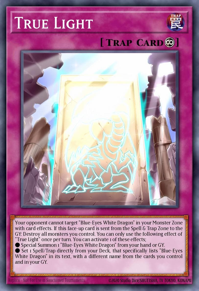 True Light Structure Deck: Blue-Eyes White Destiny card