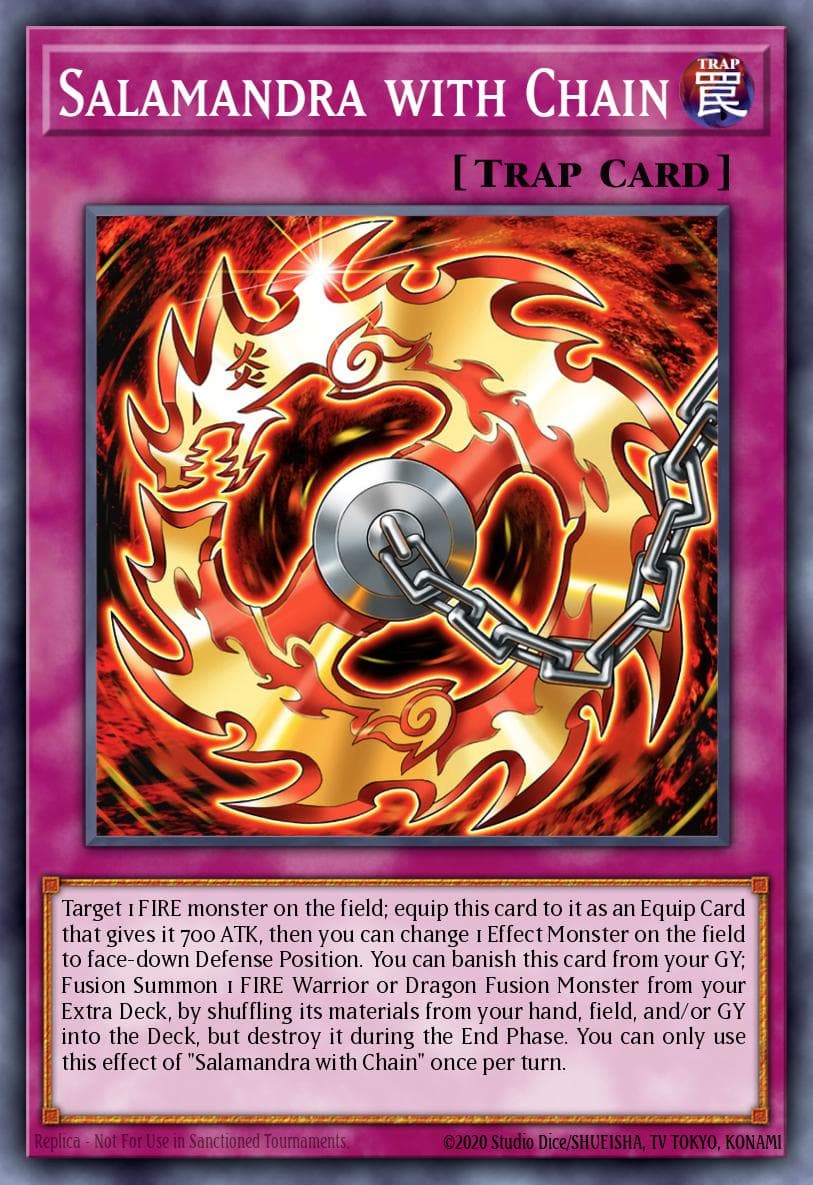 Salamandra with Chain Maze of Millennia card