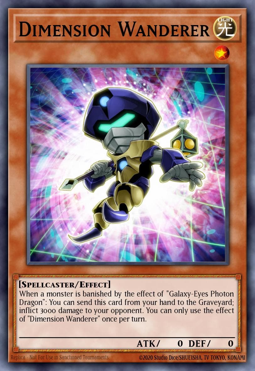 Dimension Wanderer Zexal Collection Tin card