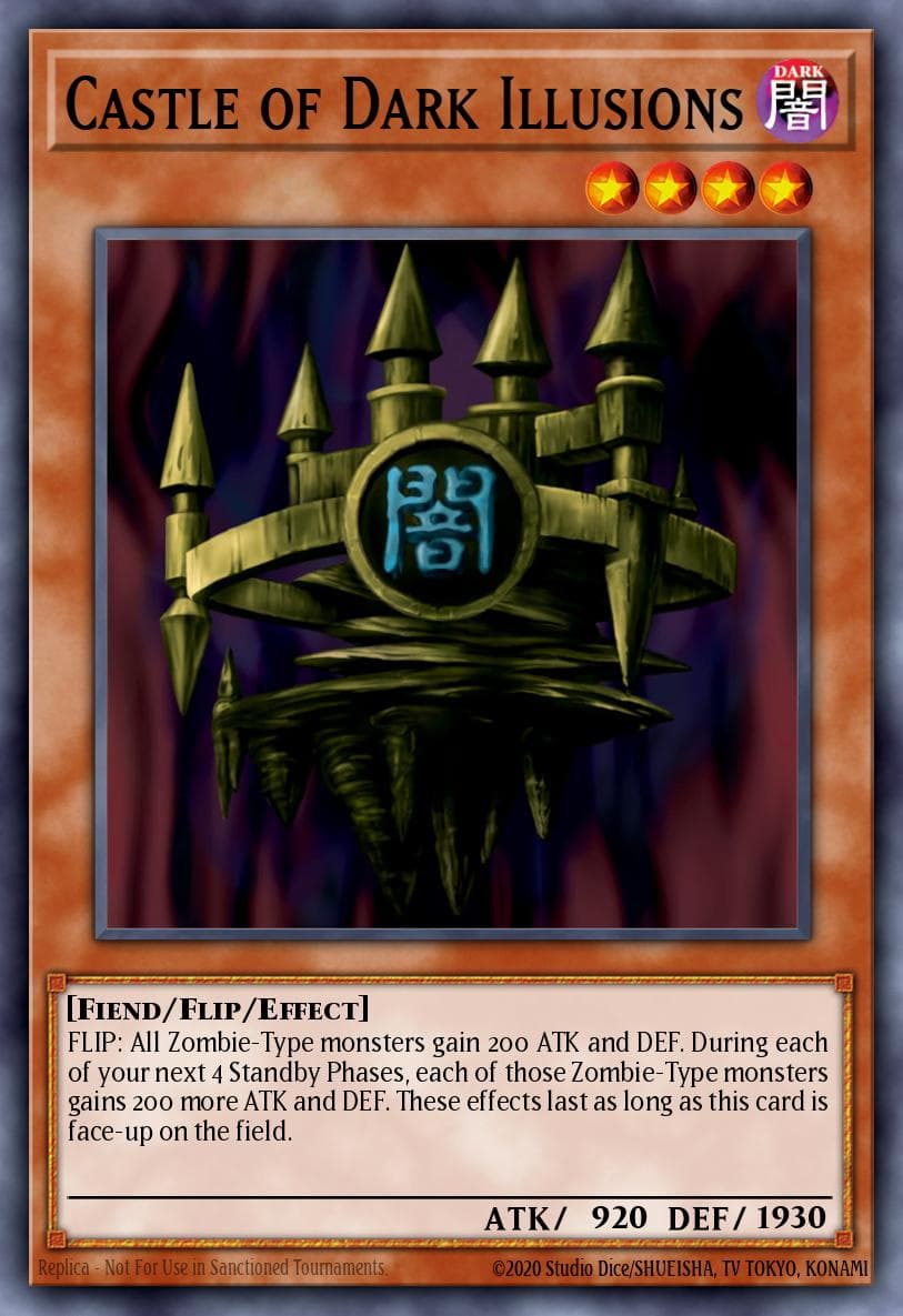 Castle of Dark Illusions Metal Raiders card