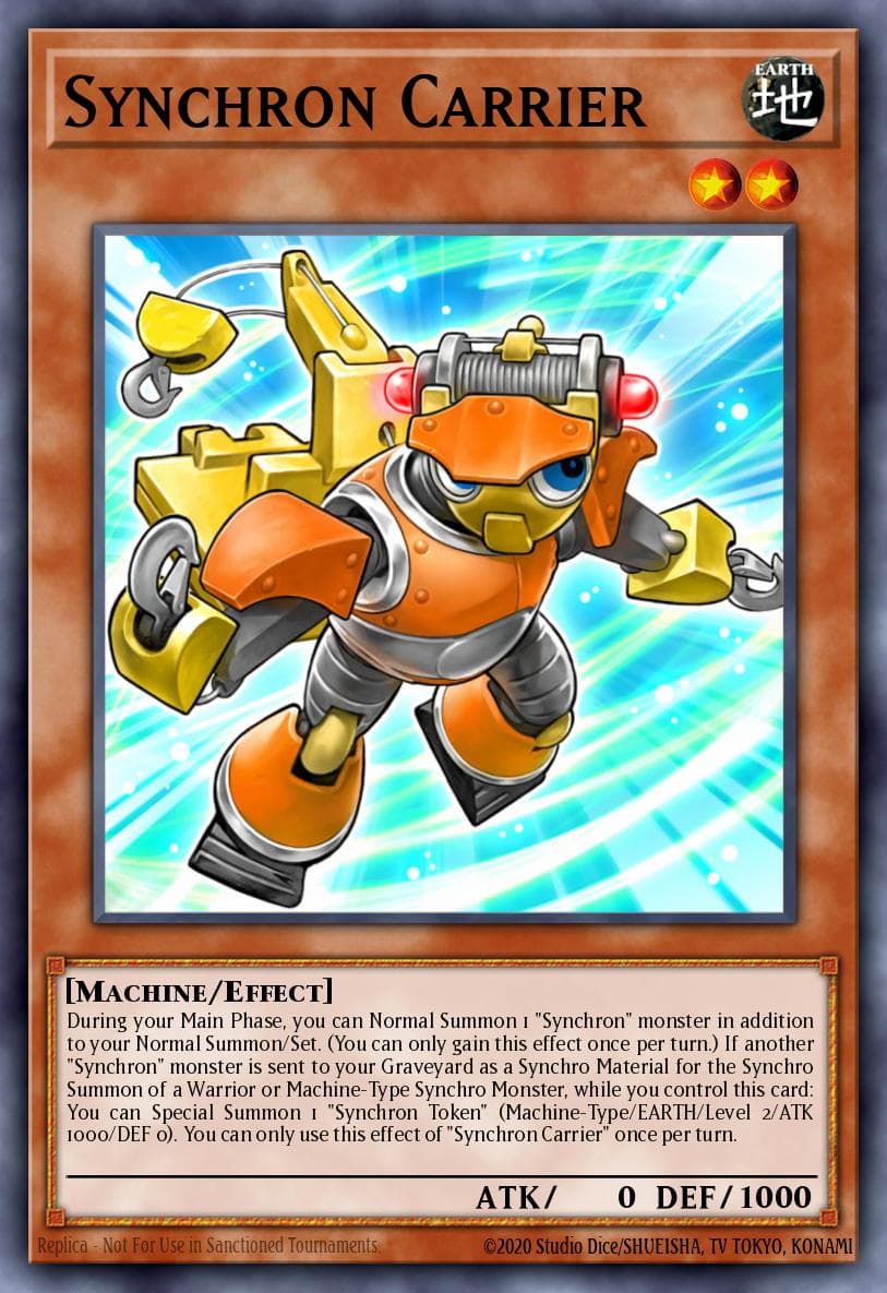 Synchron Carrier Synchron Extreme Structure Deck card