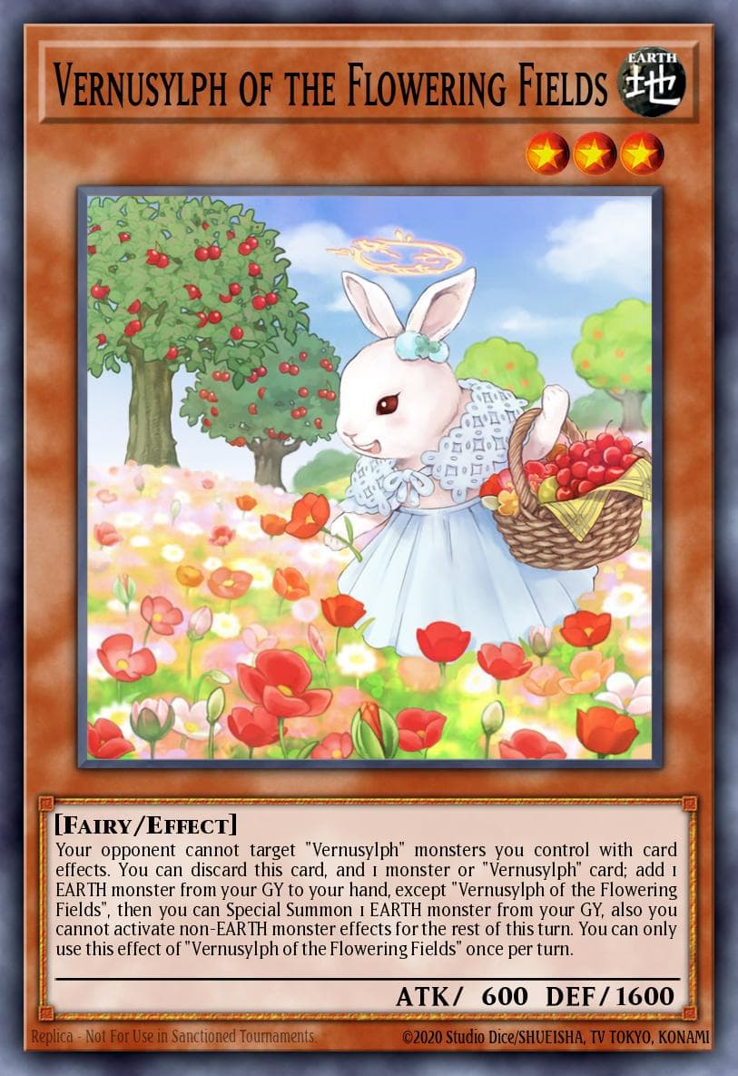 Vernusylph of the Flowering Fields Power of the Elements card
