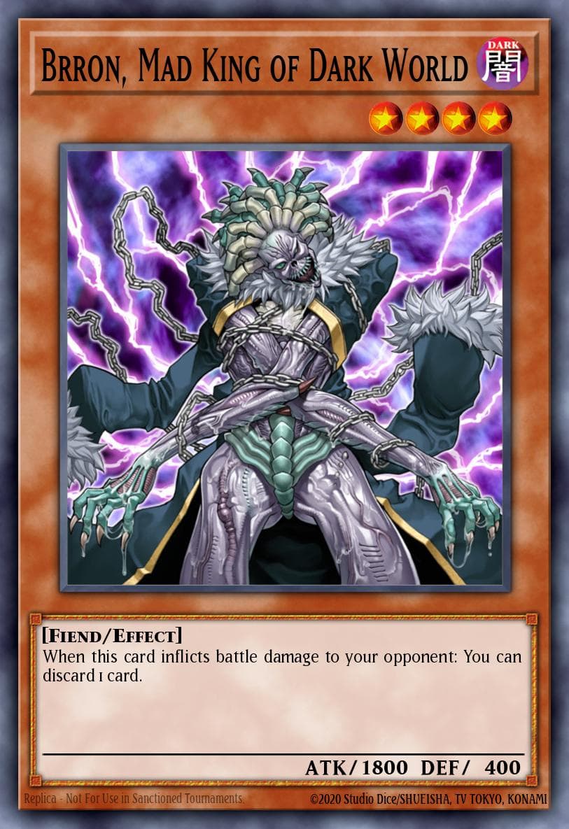 Brron, Mad King of Dark World Dark Revelation Volume 4 card